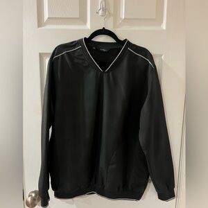 Walter Hagen Black V Neck Golf Pullover Size Med